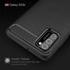 Protective Case for Samsung A03S - PROSHOP - Steel Lines Pattern - Black