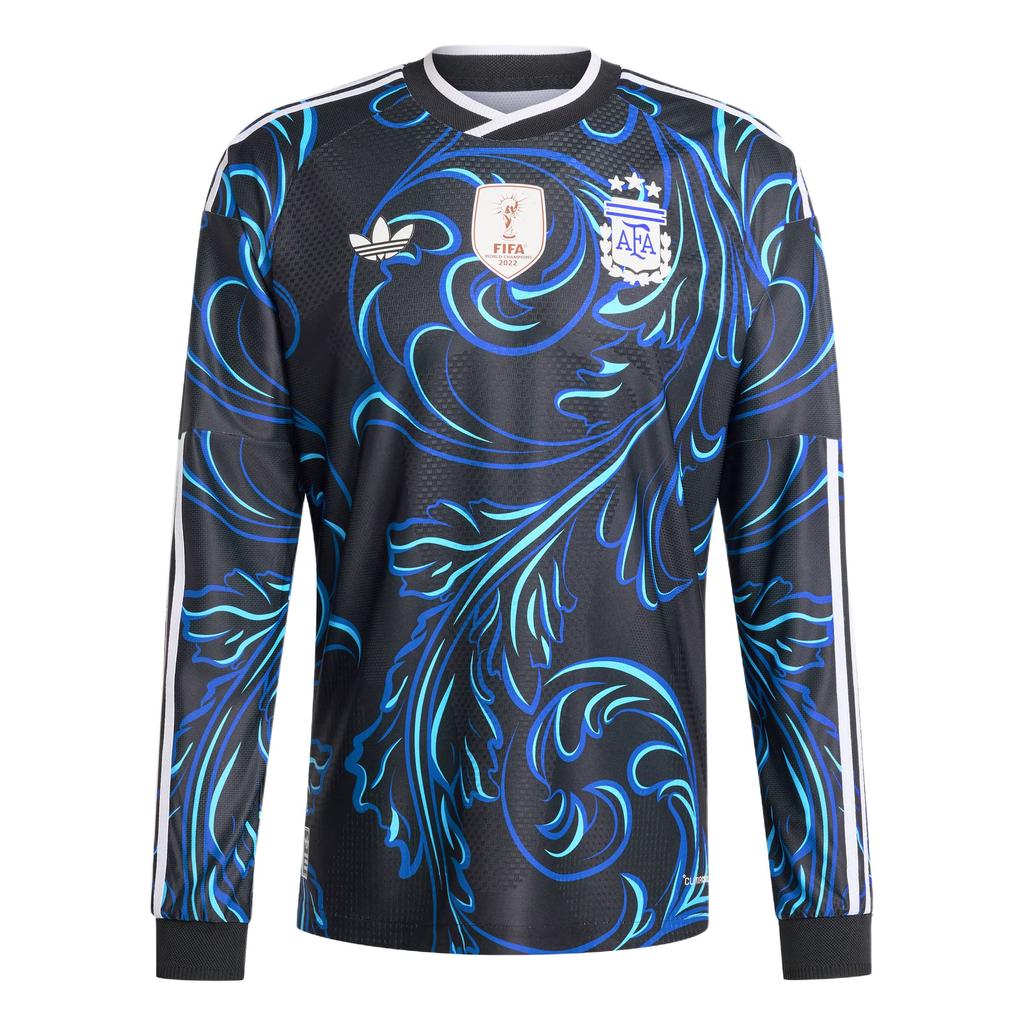 Adidas Originals Authentic Argentina National Team 2026 World Cup Away Climacool Three Stripes Slim Fit Quick-Dry Long Sleeve Football Shirt KB0643