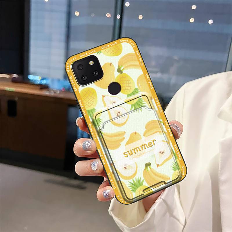 TPU Silicone Phone Case For TCL T-Mobile Revvl 5G Card slot Durable Shockproof Fashion Design Cute Cartoon Anti-knock