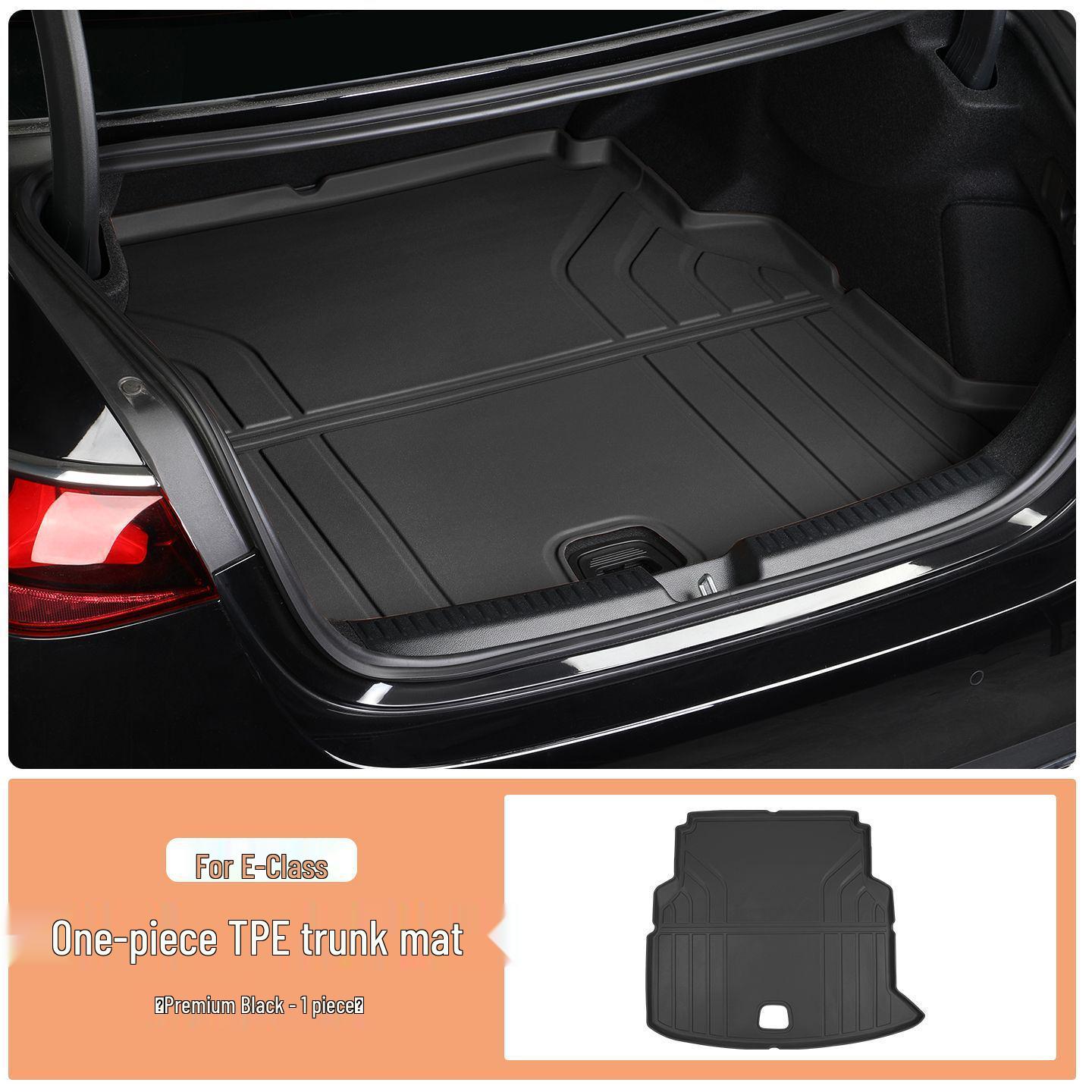 Декоративные коврики в багажник и салон Mercedes-Benz E-Class TPE Trunk Mat for E-Class