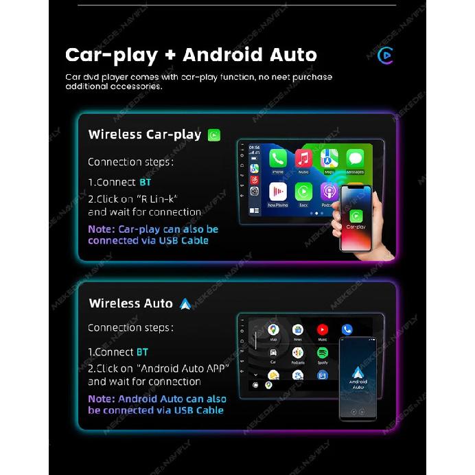 MEKEDE Android Auto Car Radio Screen For BMW E90 E91 E92 E93 2005-2013 Wireless Carplay WIFI Car Multimedia Stereo Video Player