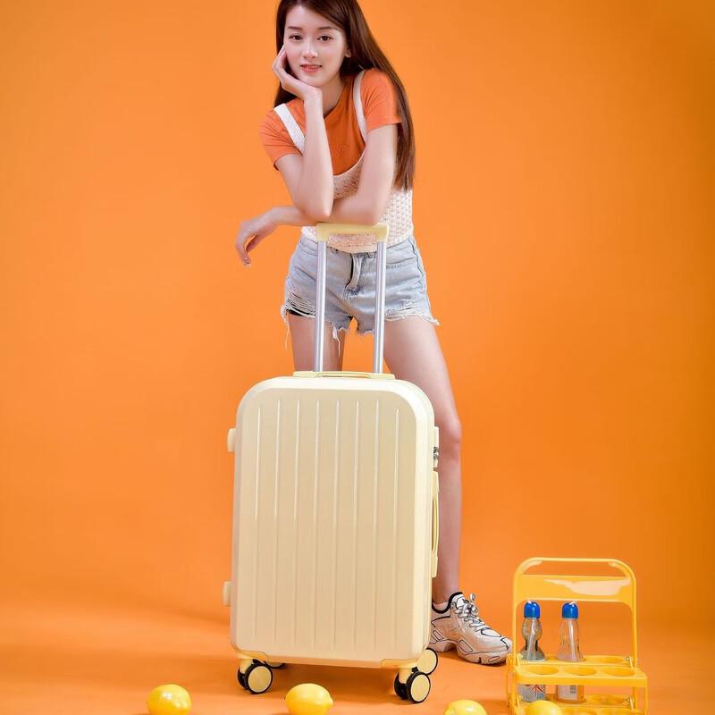 LIDU Fashion ABS&PC Hardshell Spinner Luggage 20-inch