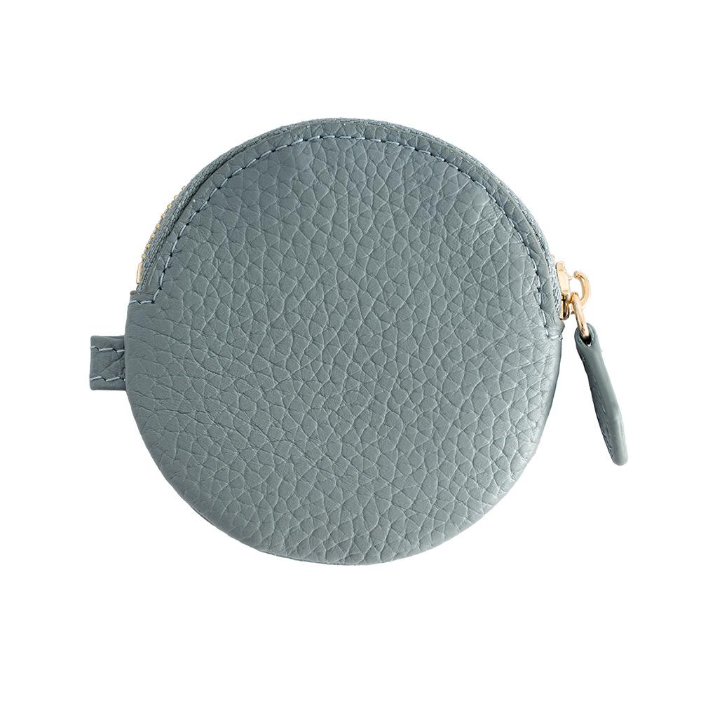 New first-layer cowhide change bag, large-capacity portable jewelry bag, zipper, Japanese coin bag, genuine leather.