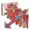 DJECO Puzzle Art Vogel 500 Teile Puzzle Lernspielzeug Vogel Wildvogel Heimdeko Alter 8 9 10 11 Jungen Mädchen Einschulungsgeschenk Geschenk Element