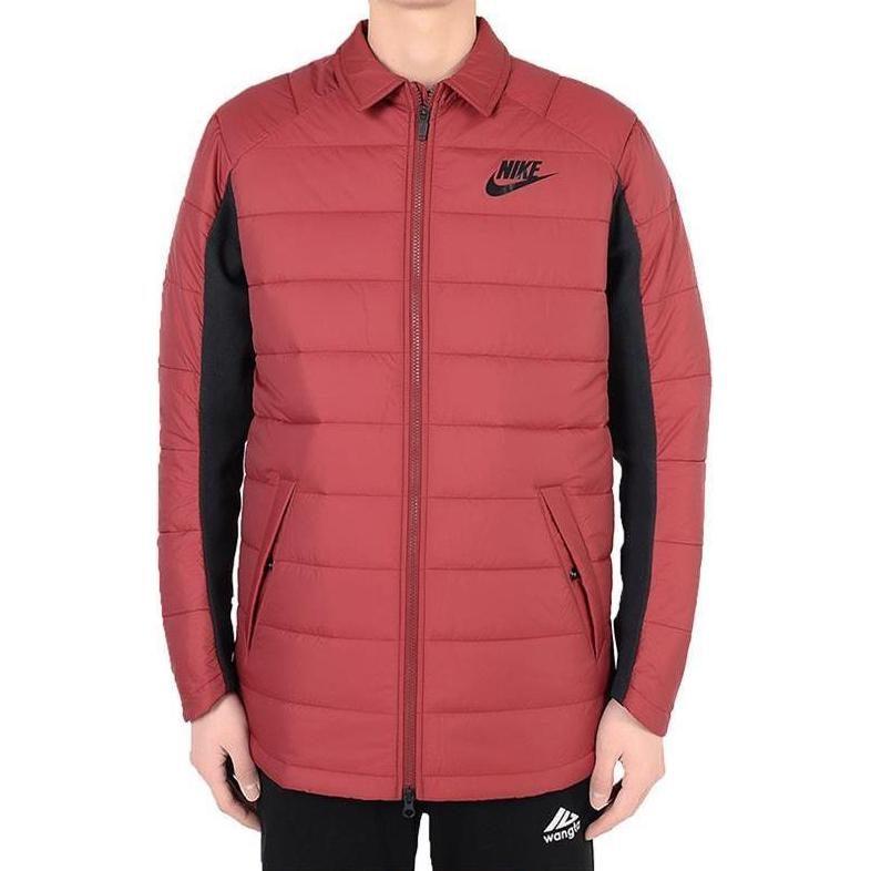 Nike Puffer Jackets Men's Lapel Moderate Puffer Jacket 943355-677