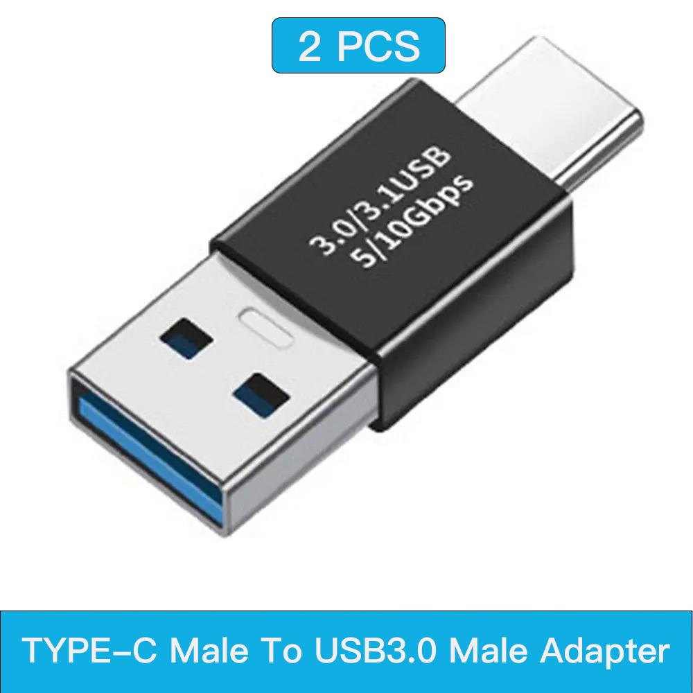 USB 3.0 Connector USB To USB Adapter 5Gbps Gen1 Male To Male Female USB Converter SSD HDD Cable Extender USB 3.0 Extension Plug