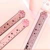 1pcs Cute Kitten Cat Claw Ruler Stationery Fun Drawing Gift Office School Measurement Drawing Ruler