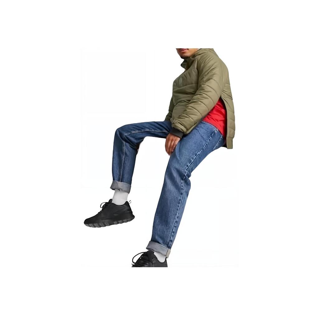 Puma Ac Milan Loose Reversible Letter Logo Printed Hooded Long Sleeve Jacket Men Jackets Black 771331-01