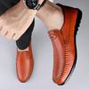 Men' Shoes Casual Formal Men's Loafers Moccasins Breathable Slip On Male Boat Shoes