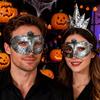 Vintage Half-Face Party Masks Antique Silver Gold Burnished Finish Masquerade Mask Costume Masks Unisex