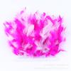 Two-Color Mixed-Color Fire Piece Cloth Edge 10-15Cm Barbie Doll Diy Material Color Turkey Feather Cloth Tape