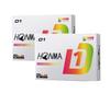 2 Dozen D1 Multicolor Golf Balls, Honma Golf, 2024