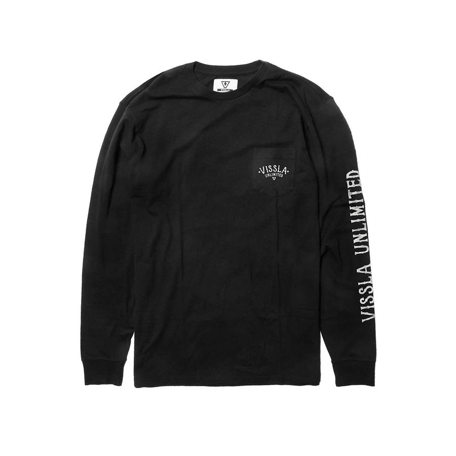 Клубная футболка с длинным рукавом и карманом Bisla Shapers Club Ls Pkt Tee-Pha Phantom L (V22S196171011195)