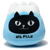 Soft and Fluffy Nekoman Japanese 13 X X 13 Cm Cushion, Small, Fuji, Blue, Style, Souvenir, 13.5 (KS-250-201)