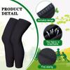 UV Protection Cycling Leg Sleeves Anti Slip Compression Calf Sleeves for Men Women Running Outdoor Sports