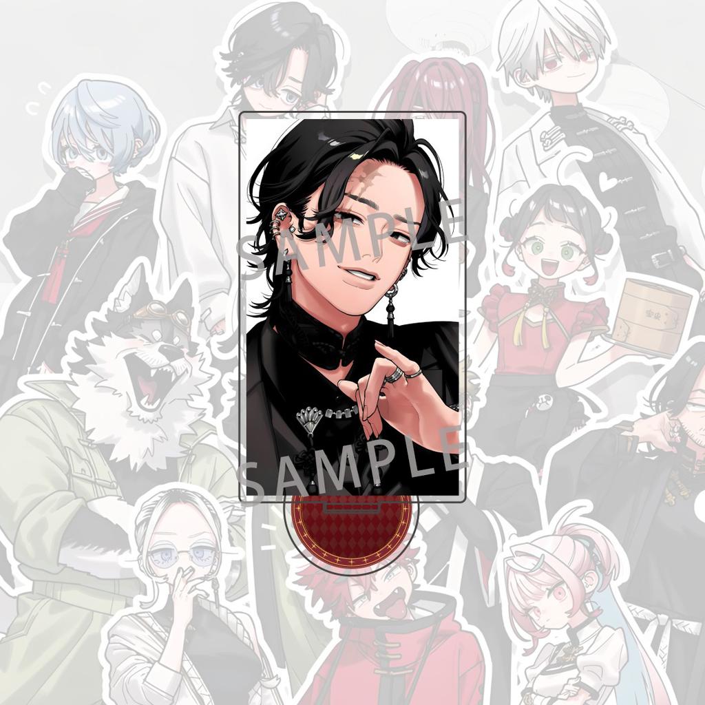 Anime Gokurakugai 15cm Acrylic Aruma Tao Saotome Nei Takarai Stand Figure Standing Model Desktop Bookshelf Decoration Gift