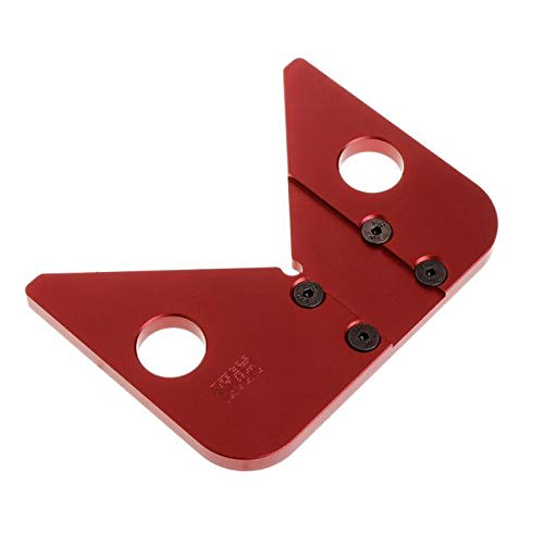 CarAngels Woodworking Center Gauge, Center Square, 45 Square, 45 Degree Ruler, Right Angle Square, Marking Guide, Carpentry Marking Tool