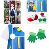 Pokmon Cosplay Costume With Blue Coat Hat Gloves And Poke Ball**