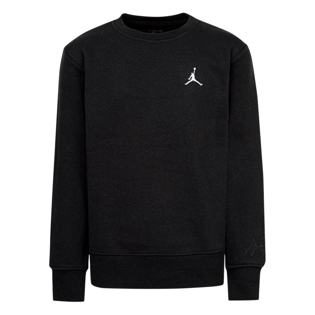 Nike Childrens/Kids Air Jordan Logo Fleece Crew Neck Sweatshirt