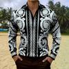 Luxury essential! Baroque Long Sleeve Shirt, Stylish.