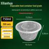 Disposable Round Plastic Takeaway Food Containers