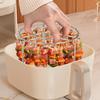 Stainless Steel Air Fryer Rack Vertical Rotisserie Skewer Stand Universal Air Fryer Grill Insert Air Fryer Accessories