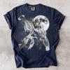 Squid Celestial Night Shirt, Ocean Life Moon Marine Animal Tee