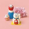 Cat Figurine Resin Craft With Lucky Charm For Student Exam Wishes