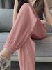 Women's Summer High-Waist Ice Silk Loose Fit Casual Pants