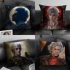 A-Astarion Game Cushion Cover Natural Linen Organic Fabric Double-Sided Printing Sofa Home Decor Gift Pillow Case