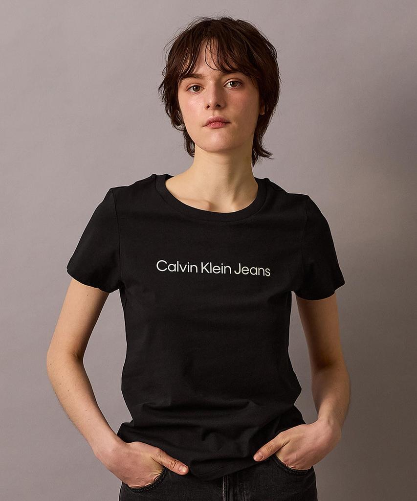 Slim 47AB807 S BLACKUB1 [Calvin Klein] T-shirt