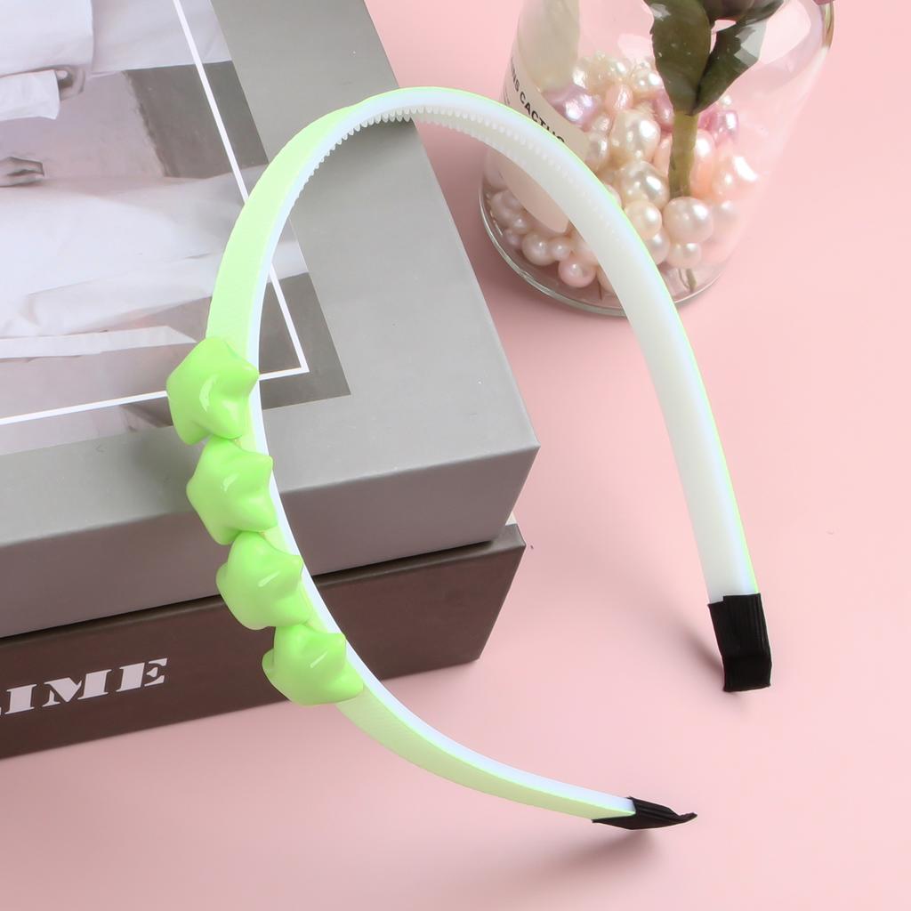 1 Stück Süße Mädchen Stern Stirnbänder Bonbonfarbe Sternförmige Haarreifen Zähne Stirnband Kinder Kinder Party Schule Haar Accessoires
