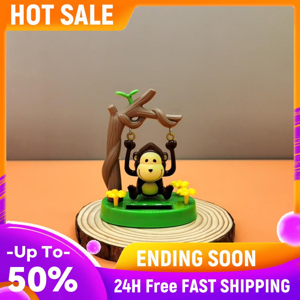 

Solar Dancing Monkey Toy Solar Powered Swing Monkey Animated Bobble Monkey Dancer for Car Interior Decoration China Mainland