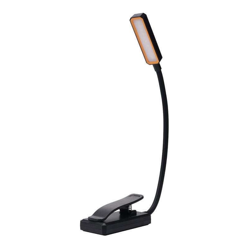 USB Rechargeable Clip-On Eye-Protective Reading Light for Dorms and Offices