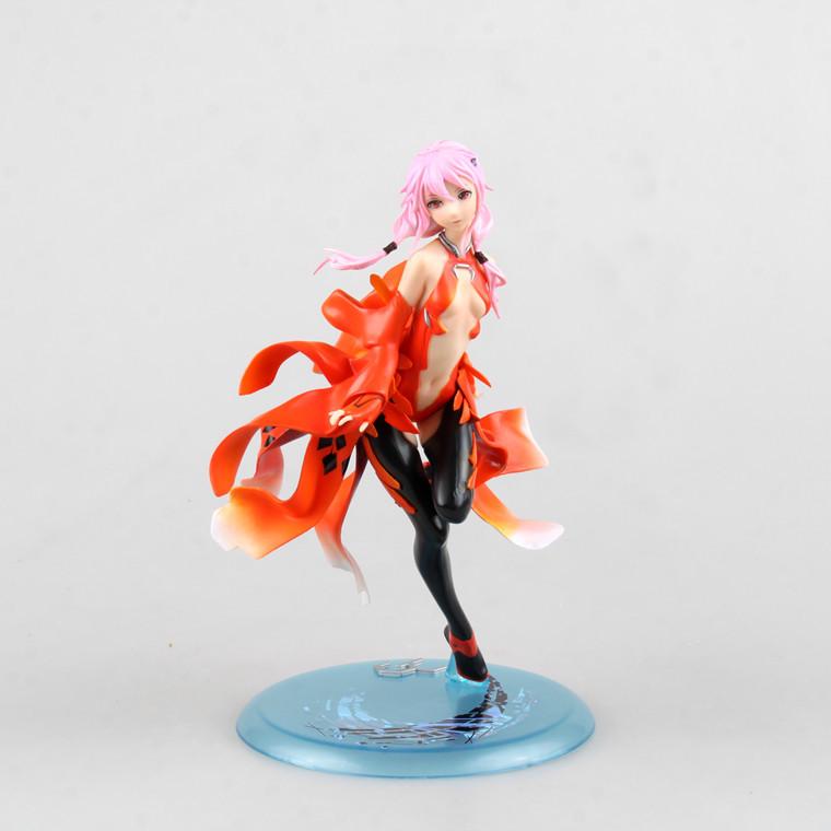 18cm Anime Guilty Crown Yuzuriha Inori Figure 1/8 Standing Anime Activity Model Toy Present Doll Collection Action Figure Pvc