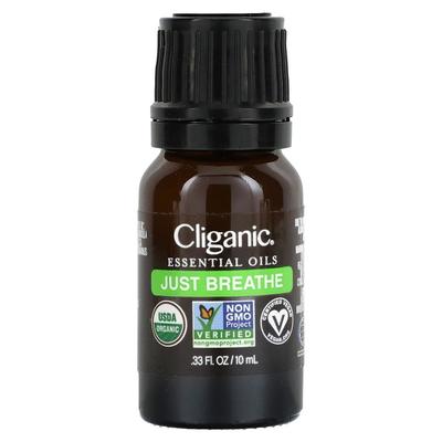 Cliganic Ätherische Ölmischung Just Breathe 0,33 fl oz (10 ml), 1 x 10 ml