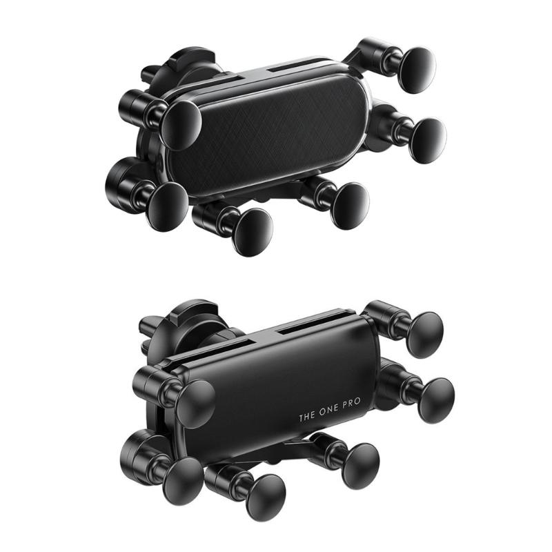 Uchwyt na telefon komórkowy do kratki nawiewu samochodowego, wspornik grawitacyjny, uniwersalny montaż dla telefonu komórkowego 4,7-6,7 cala, nawigacja GPS