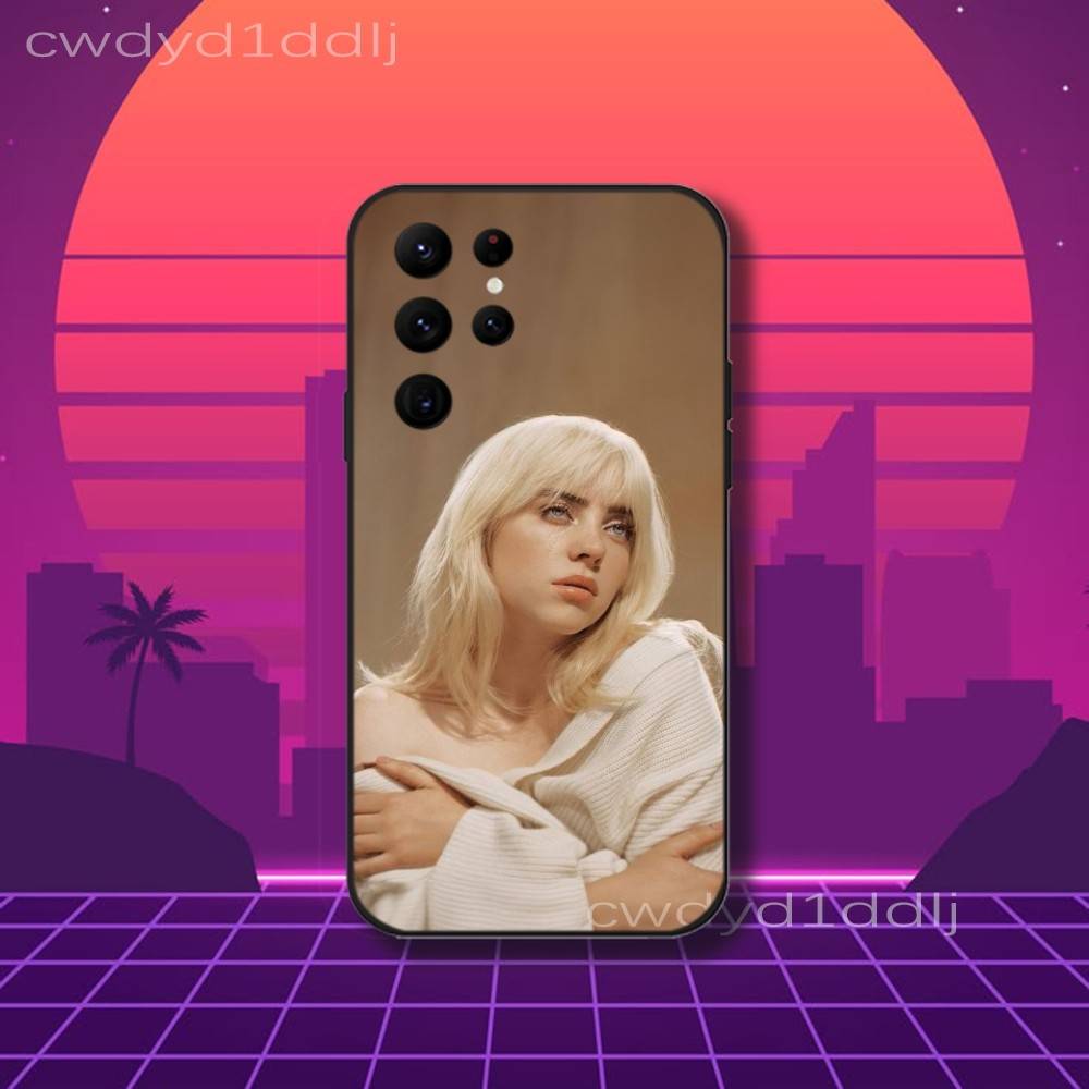 B-Billie-S HIT ME HARD AND SOFT Phone Case For Samsung S10,S21,FE,S21 ,S26,S25,S24,S23,Ultra,S9,S22,Plus Black Shell Cover