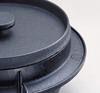 Iwachu 21085 Rice 3 Enamel Compatible with Nanbu Ironware Pot, Cups, Black, Inside, IH,