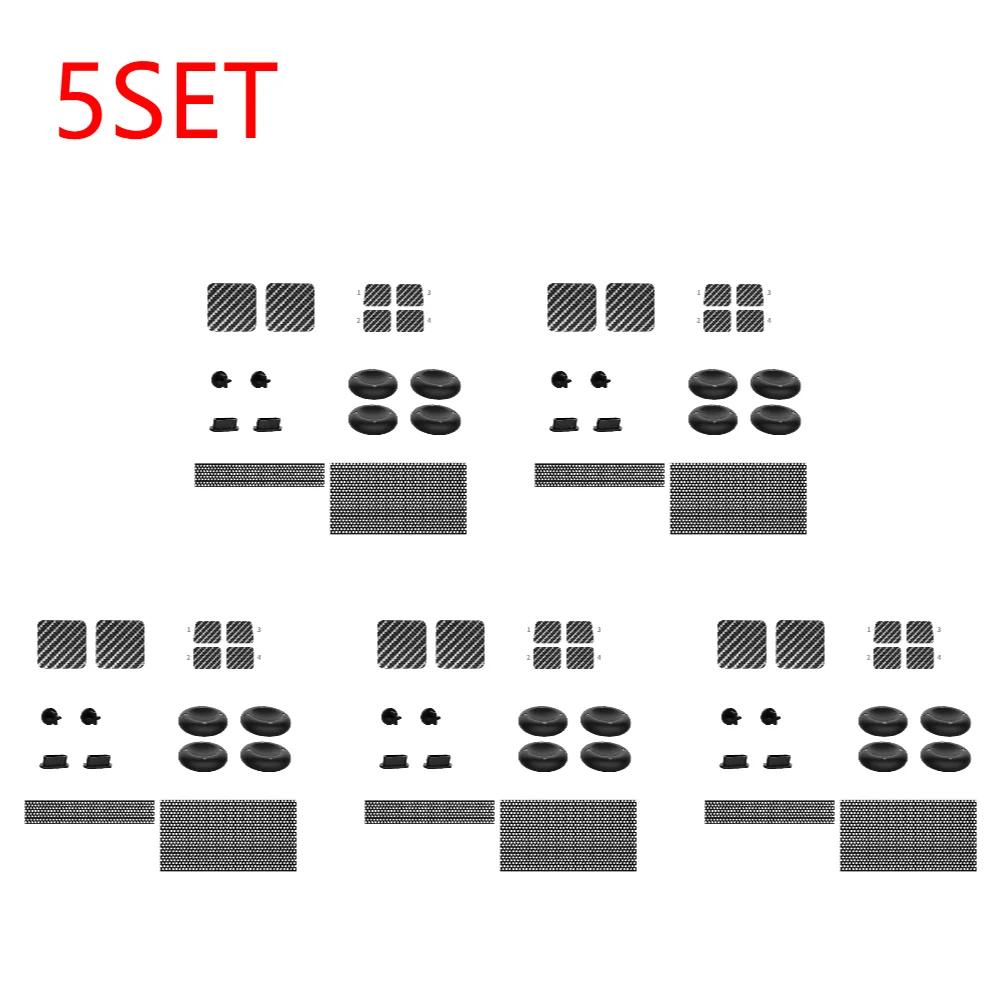 1-10 seturi Kit de protecție pentru consola Steam Deck Dopuri de praf Autocolant touchpad Autocolante butoane Capace siliconice stick-uri deget mare Plasă rezistentă la praf