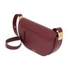 Burberry Olympia Cow Leather Shoulder Bag, Crescent Bag, Shoulder Bag Women's Burgundy 80347171
