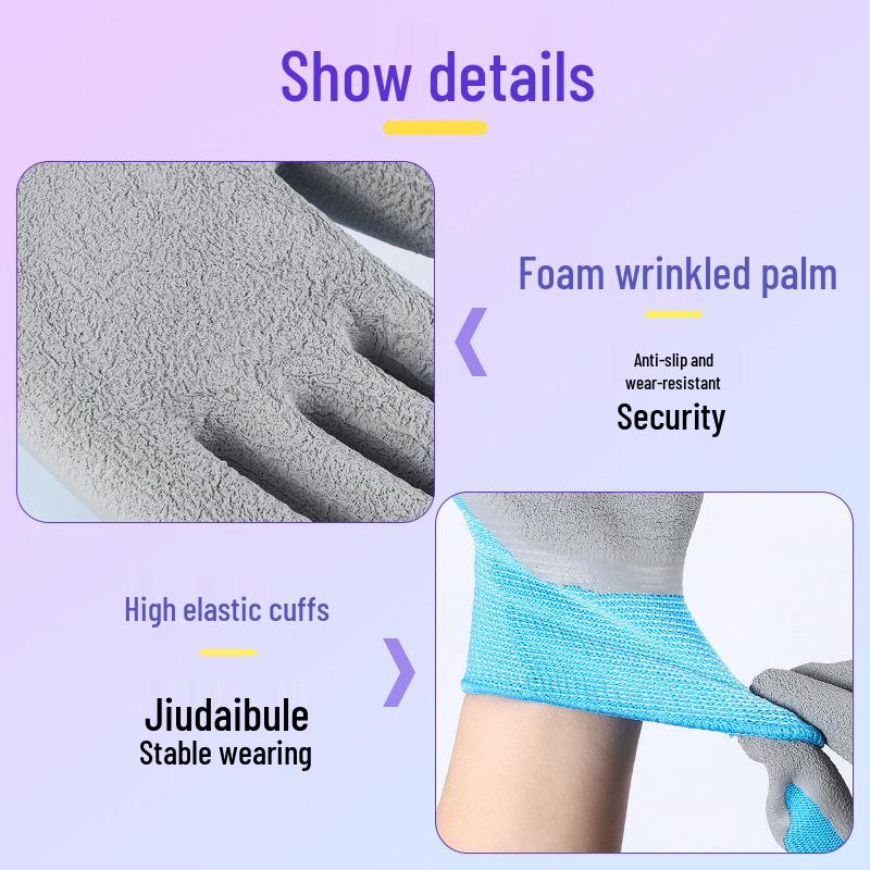 Kids' Anti-Bite Non-Slip Crab-Resistant Gloves for Gardening and Outdoor Play.