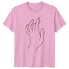 Minimalist Hand Line Art TShirt Modern Art Aesthetic Birthday Gift
