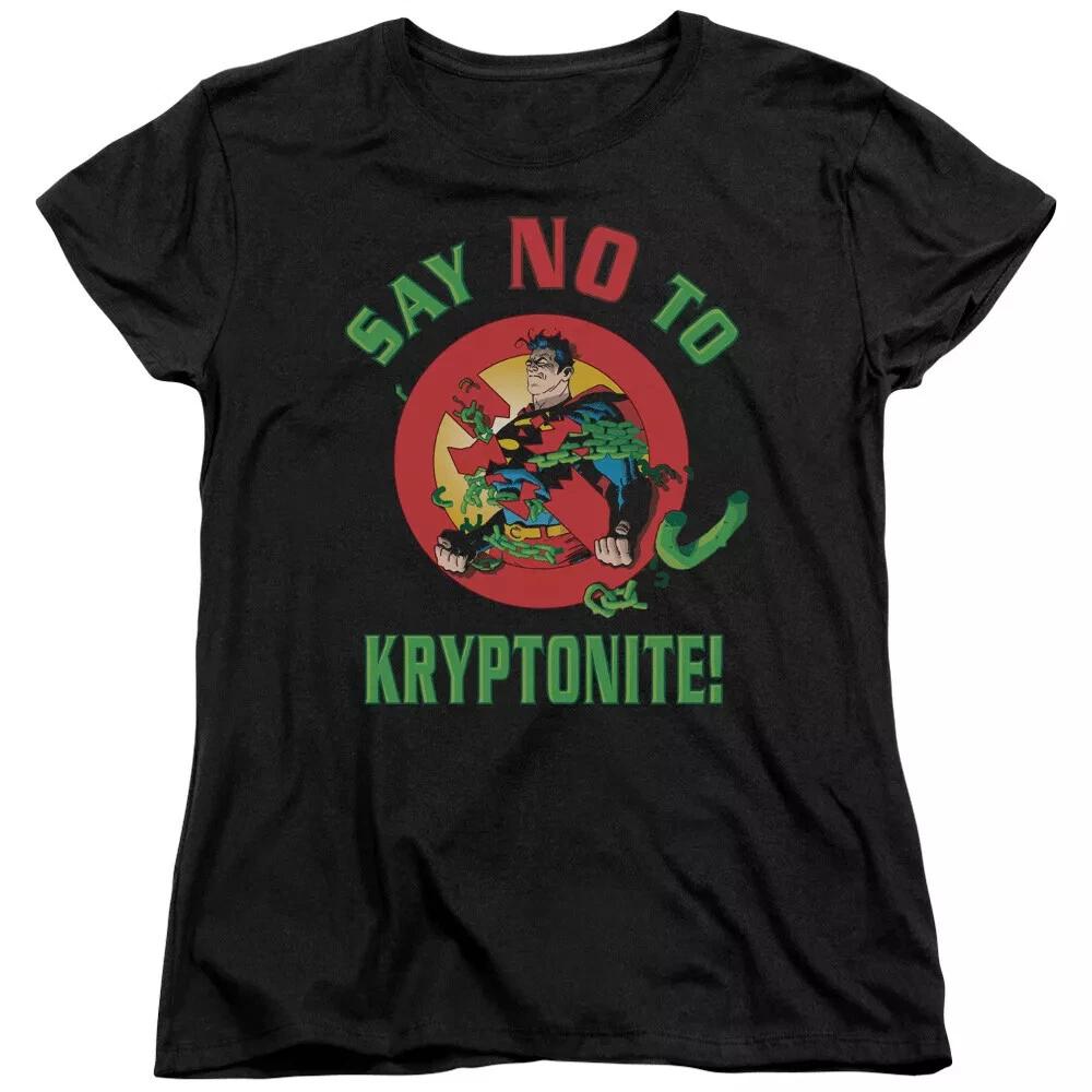 Superman  Say No To Kryptonite  Women s T-Shirt XL