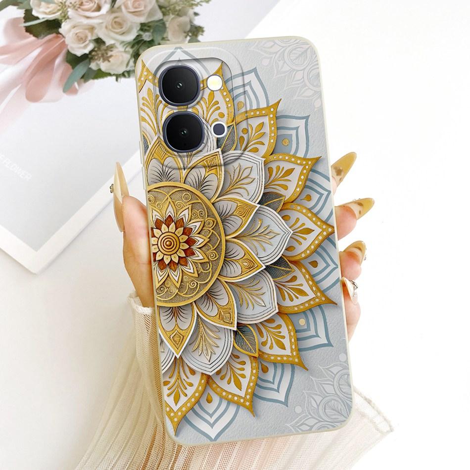 For Vivo Y31d Y51 Pro Y500i Cute Cat Flower Cartoon Phone Case For Vivo Y31D Y51Pro Y500i Soft Silicone Covers Bumpers