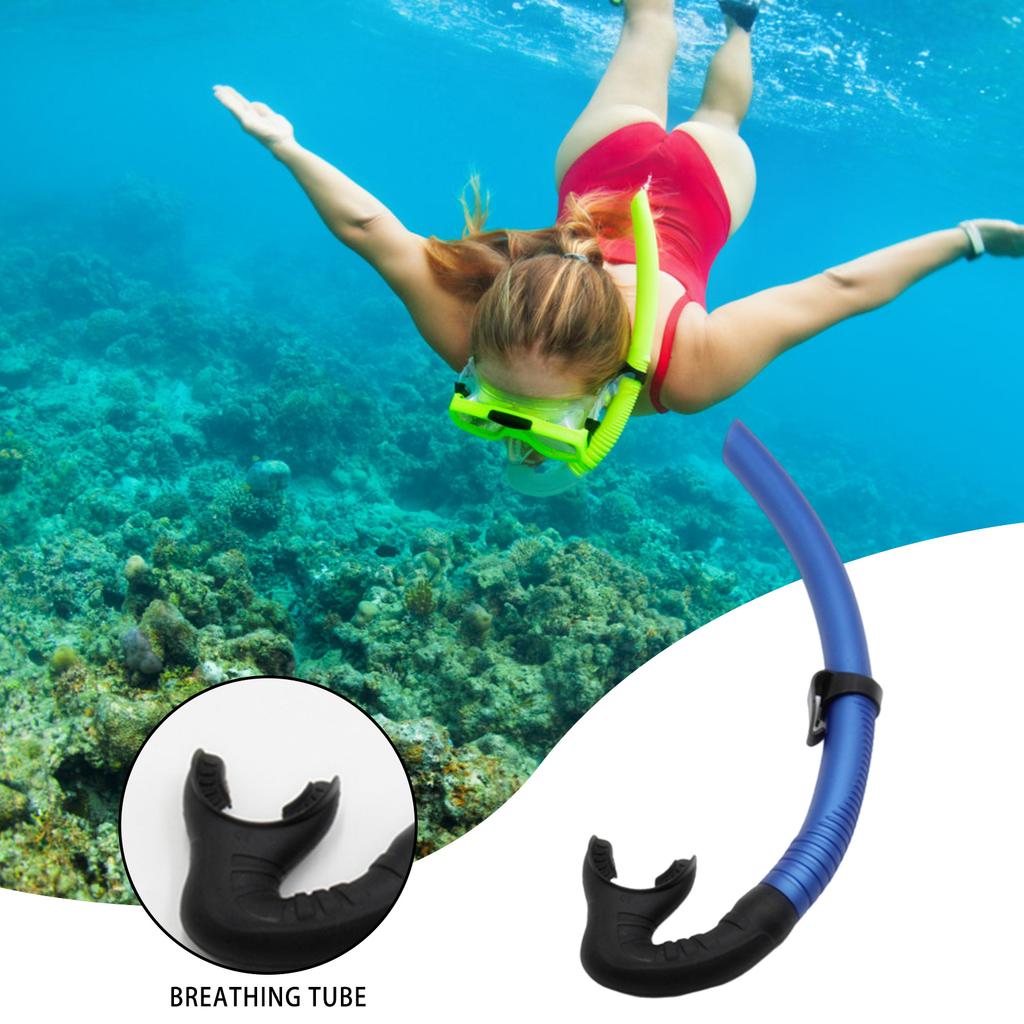 Breathing Tube Professional Scuba Diving Snorkel With Float Mechanism Splash-guard And Top Valve Suitable For Snorkeling Swimm
