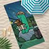 Character JOGUMAN Towel Microfiber Beach Towel Quick Dry Absorbent Soft for Swimming Yoga Resort Travel Camping