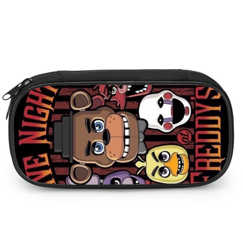 Five Nights At Freddys Pencil Case Kids Stationery Box Pen Storage Bag Boy Gift