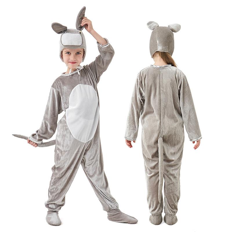 Children's Men's and Women's Animal Onesies Children's Festival Stage Clothing Animal Party Lion Tiger Rabbit