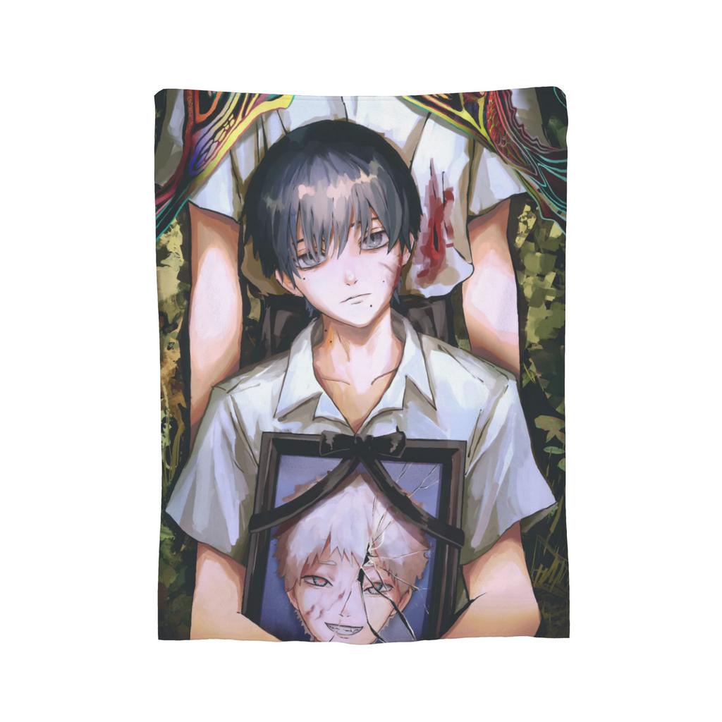 The Summer Hikaru Died Anime Blanket Velvet Decoration  Breathable Lightweight Throw Blankets for Home Outdoor Bedspreads